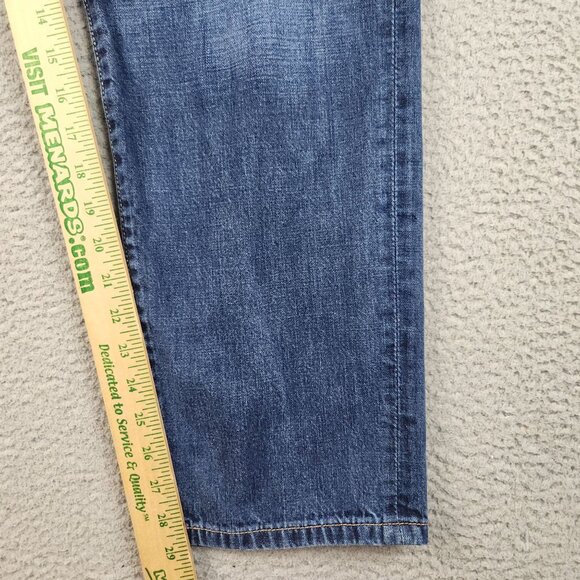 Lucky Brand 221 Jeans Mens 38x30 Blue Denim Straight Leg Classic Everyday Casual - Picture 5 of 12